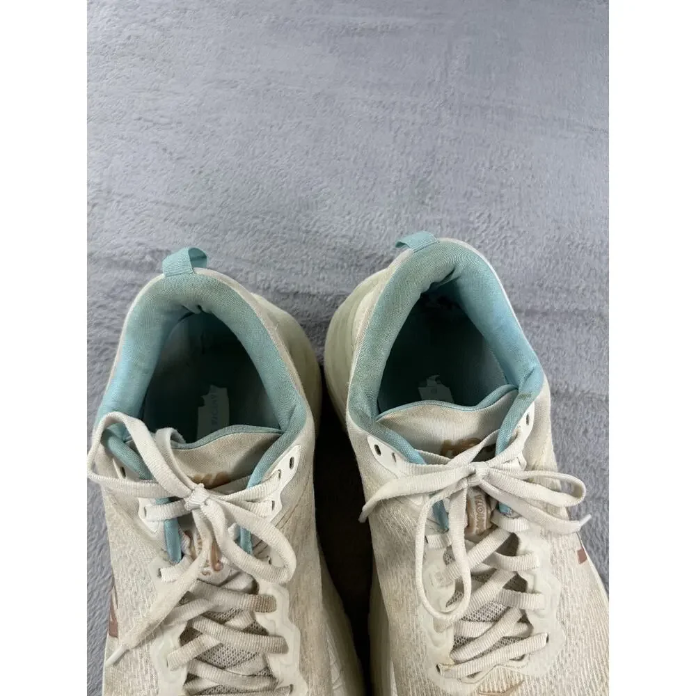 HOKA Gaviota 5 Womens Size 9.5B Running Shoes Size 10 White Teal